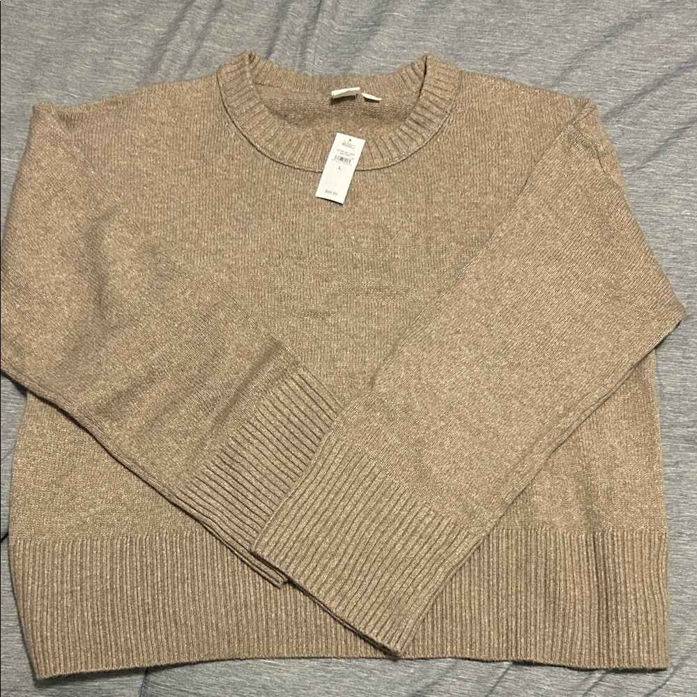 GAP Taupe Knit Sweater